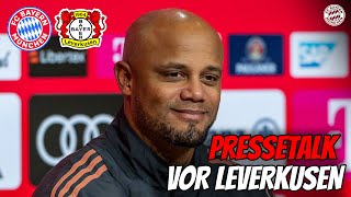 Pressetalk mit Vincent Kompany vor FC Bayern  Bayer Leverkusen  DFBPokal [upl. by Muns204]