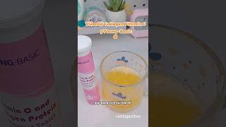 Viên sủi collagen vitamin c 9young basic  vitaminC collagen vantapunbox review unboxing [upl. by Aicela]