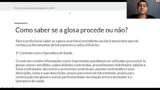 A Glosa Procede ou não  Portal do Faturamento Hospitalar [upl. by Sirod8]