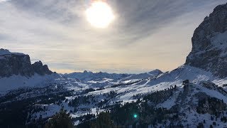 Sellaronda grün auf Skiern 4K 60fps [upl. by Paolina209]