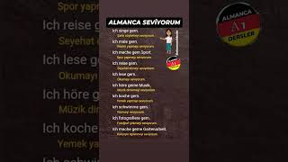 ALMANCA ÖĞRENİYORUM deutschlernen almancakursu almancaa1 almancaöğren keşfet shorts [upl. by Brunella643]