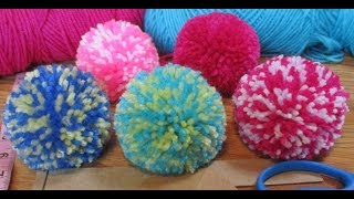 Easy way 3inch pompom making [upl. by Nnov411]