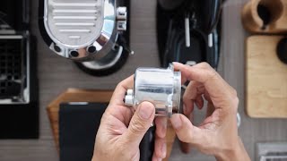 How to modify the Portafilter DeLonghi Dedica EC685 using a non pressurized filter basket and test [upl. by Ajram250]