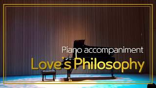 High Loves Philosophy RQuilter Op3 No1 in F  Piano accompaniment [upl. by Mattie499]