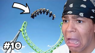 The Top 10 SCARIEST Roller Coaster Rides [upl. by Neidhardt]