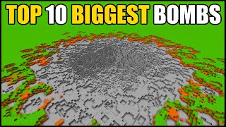 Minecraft  Top 10 Bomb Builds [upl. by Latin]