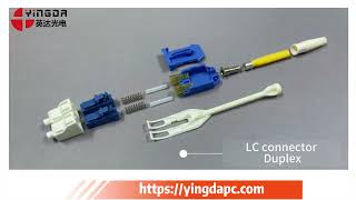 Fiber optic connector SC LC ST FC E2000 with Ferrules [upl. by Hpeseoj93]