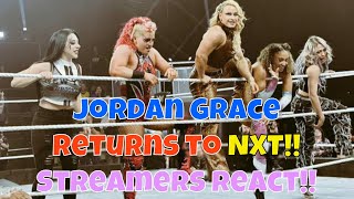 Streamers React  Jordynne Grace returns to NxT wwe nxt tna [upl. by Javler]