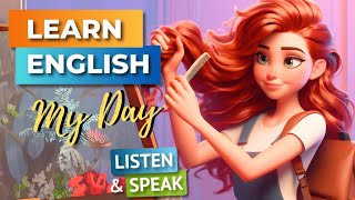 My Day  Improve Your English  English Listening Skills  Speaking Skills [upl. by Seena]