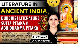 Art amp Culture Ancient India Literature  Buddhist Literature  Sutta amp Abhidhamma Pitaka  UPSC [upl. by Damle]