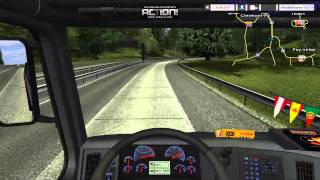 Euro Truck Simulator 1  Paris  Perpignan en bus NC 10 [upl. by Nautna]