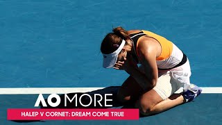 Halep v Cornet Dream Come True  Australian Open 2022 [upl. by Raddi]