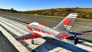 100MPH POWERHOUSE RC JET  FMS Futura 64mm EDF Jet [upl. by Justin301]