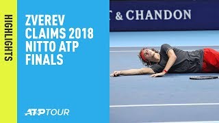 Highlights Zverev Defeats Djokovic In Final Of Nitto ATP Finals 2018 [upl. by Eneri]