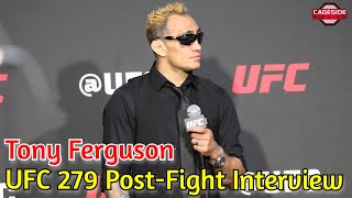 Tony Ferguson Not Going Anywhere After Fun Fight with Nate Diaz UFC 279 [upl. by Nerra]