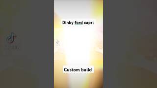 Diecast restoration dinky ford capri glx 125 custom build dinky fordcapri fyp trendingvideo [upl. by Retxab]