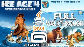 Ice Age 4 Continental Drift JAVA GAME Gameloft 2012 year FULL WALKTHROUGH [upl. by Greiner]