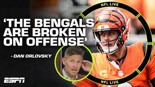 The Bengals are BROKEN on offense  Dan Orlovsky after Cincys loss to the Patriots  NFL Live [upl. by Calbert]