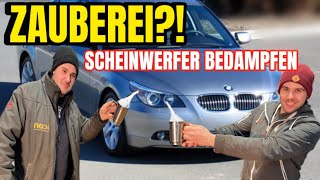 ZAUBEREI  Scheinwerferaufbereitung mit BilligBEDAMPFUNGSSET  WTGARAGE [upl. by Alohcin785]