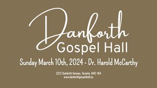 Gospel Meeting with Dr Harold McCarthy  March 10th 2024 [upl. by Zurciram]