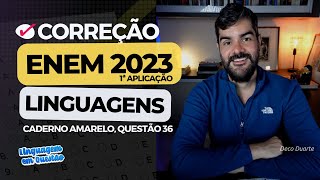 ENEM 2023 1ª aplicação quotGirassol da madrugadaquot H16  Literatura  Caderno amarelo 36 [upl. by Chemesh]