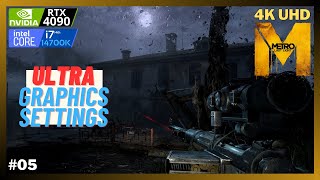 Metro Last Light Redux  Ep 06   4K Gameplay  Ultra Graphics Settings  RTX 4090 [upl. by Nyladnek]