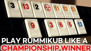 PLAY RUMMIKUB LIKE A CHAMPIONSHIP WINNER 1 [upl. by Chad53]