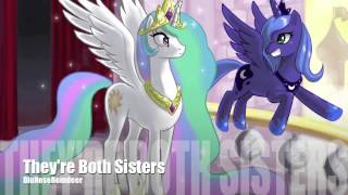 Theyre Both Sisters Hey Soul Sister Train Pony Parody [upl. by Etnoed]