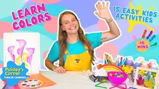 Toddler Learning Video  Learn Colors for Kids and Toddlers with Easy Fun Games amp Activities [upl. by Jdavie]