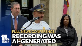 Full video Update to Pikesville HS investigation [upl. by Htebazil]