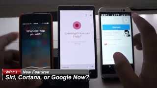 Cortana vs Siri vs Google Now Beta comparison [upl. by Liris]