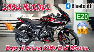 2024 Bajaj Pulsar 220F Bs7 Review  2024 Model  New Features  Price  Mileage  Top Speed [upl. by Euqirat748]