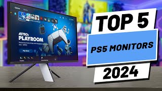 Top 5 BEST PS5 Monitors in 2024 [upl. by Atirec354]