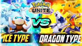 Dragon Type Pokemons Vs Ice Type Pokemons In Pokemon UnitePokemon Unite Hindi Gameplay [upl. by Dougald]