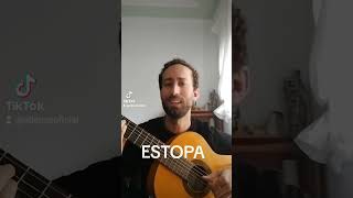 ESTOPA  COMO CAMARÓN  guitar cover [upl. by Fital]