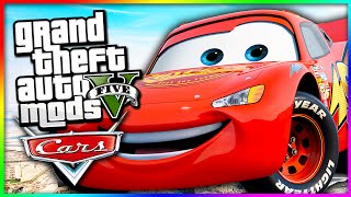 GTA 5 PC Mods  RELÂMPAGO MCQUEEN [upl. by Bandler]