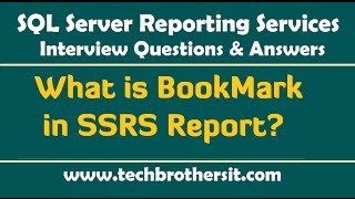 What is BookMark in SSRS Report  SSRS Interview Questions and Answers [upl. by Adin728]