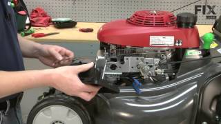 Honda Lawn Mower Repair – How to replace the Carburetor Float [upl. by Morissa]