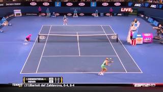 2010 AO R2 Henin Dementieva Highlights [upl. by Anaer65]