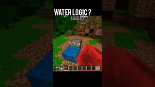 Mincraft waterlogic  minecraft trending viralvideo respect [upl. by Ransell]