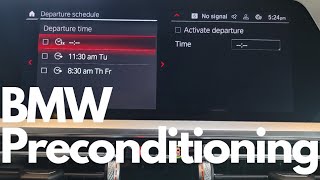 BMW How to use Preconditioning and Preventillation [upl. by Eiten874]