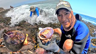 Increíble Pescador Extrae Mariscos por lugares Arriesgados  Tío Adrián [upl. by Andy]