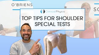 Shoulder Special Tests Review  Expert Physio Top Tips [upl. by Rehpotsihc]