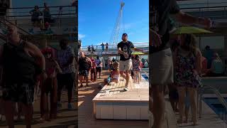 Cupid Shuffle Dance on a cruise linedance cupidshuffle cupidtrend dance dancetrend2024 [upl. by Hgielrak]