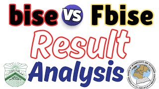 Fbise vs BISE  SSC1 amp SSC2 Result Comparison [upl. by Bollinger]