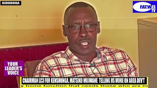 Chairman LC3 For Kenshunga Subcounty in Kiruhura Matsiko Mujwane Telling us More On Area Devt [upl. by Adnolaj565]