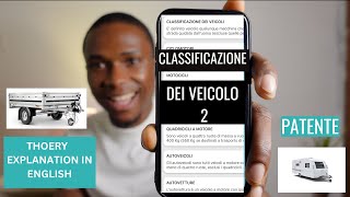 CLASSIFICAZIONE DEI VEICOLI PT2  PATENTE B  ENGLISH THEORY [upl. by Ivad842]