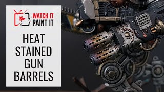 How to Paint Heat Stains  Scorch Marks on Gun Barrels [upl. by Nessej]