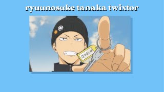 ryuunosuke tanaka twixtor  haikyuu [upl. by Nafri444]