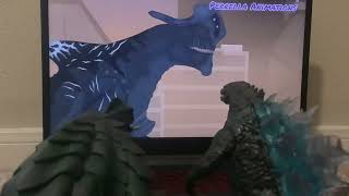 Godzilla and Gamera react to Gamera vs Pacific Rim Kaijus  EPIC FIGHT ANIMATION [upl. by Suilenroc]